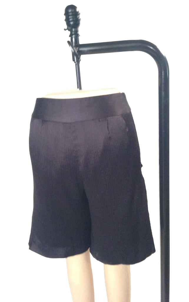 Mayle Textured Silk Shorts - refashioner - 3