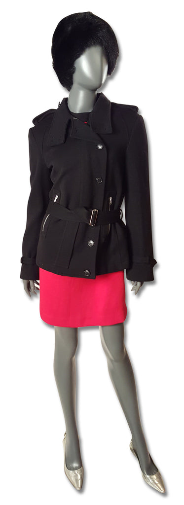 Miu Miu Zippered Belted Jacket - refashioner - 3