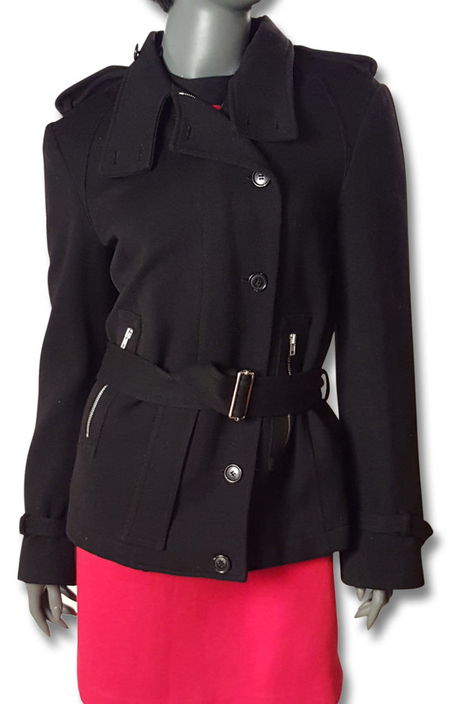 Miu Miu Zippered Belted Jacket - refashioner - 1