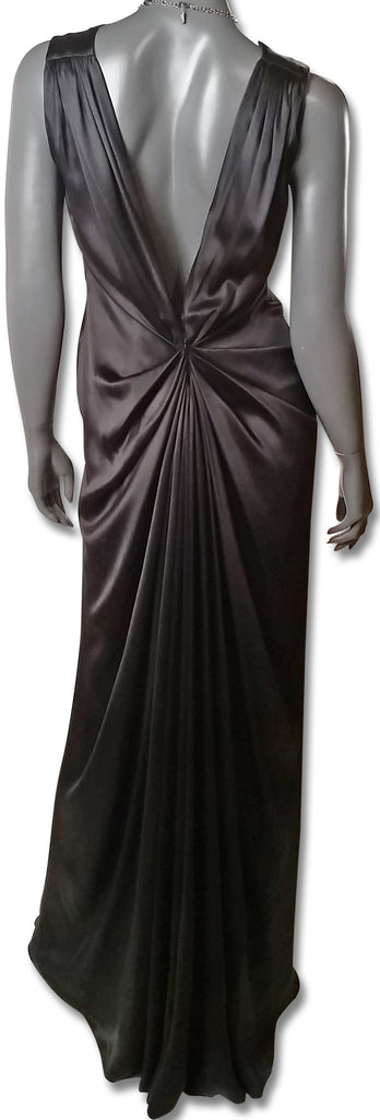 Oscar de la Renta Satin Gown - refashioner - 1