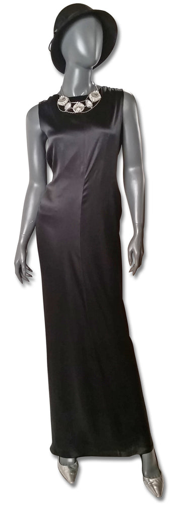 Oscar de la Renta Satin Gown - refashioner - 2