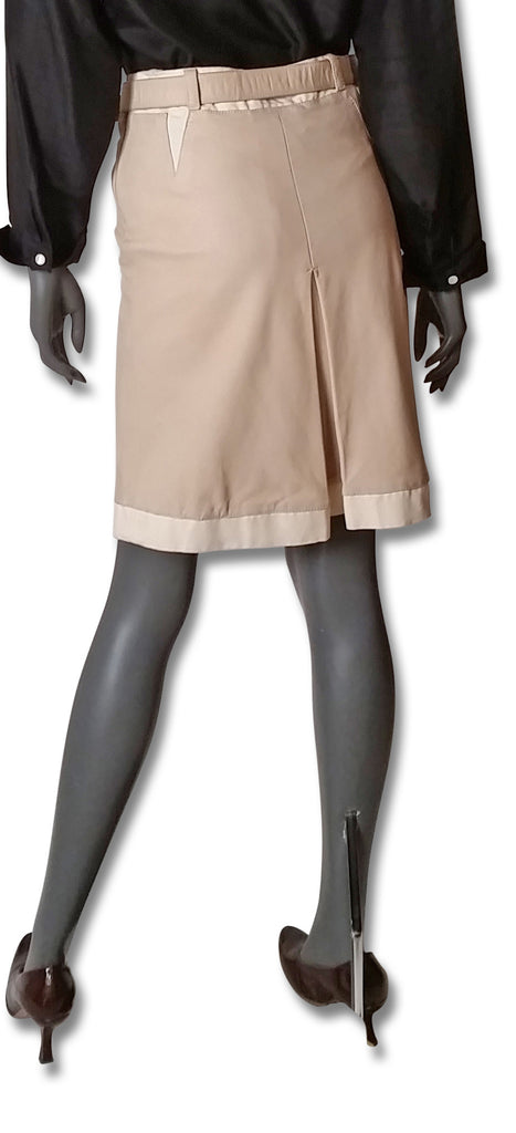 Prada Leather Pleated Skirt - refashioner - 5