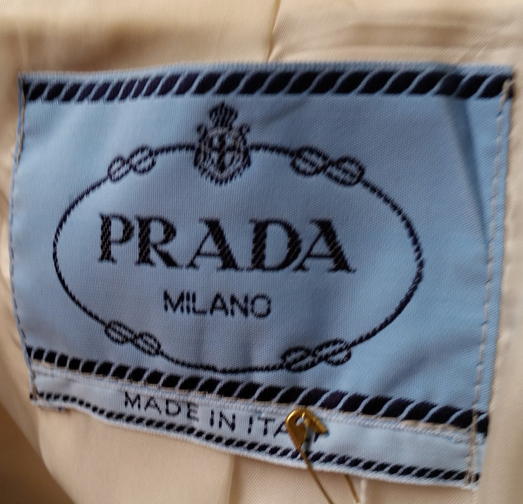 Ivory Satin Pantsuit, by Prada - refashioner - 8