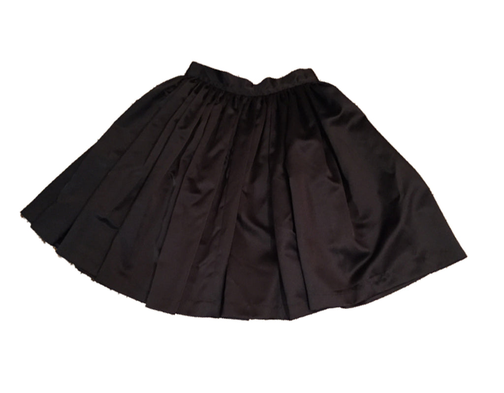 Scarlet Satin Gathered Skirt - refashioner - 3