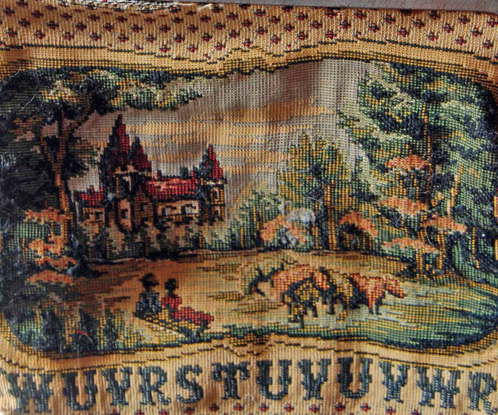 Vintage Pastoral Scene Tapestry Purse - refashioner - 2