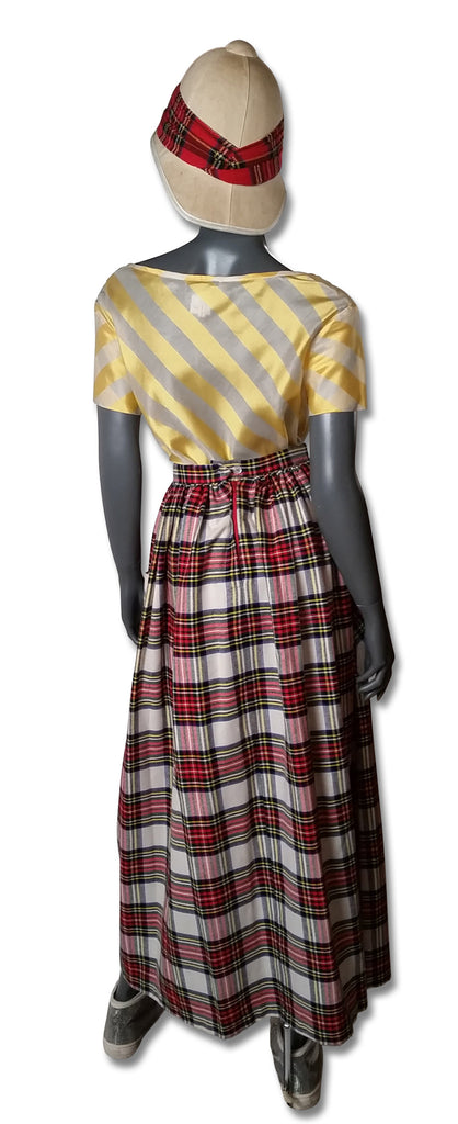 Stewart Dress Tartan Maxi Skirt, 1970s - refashioner - 4