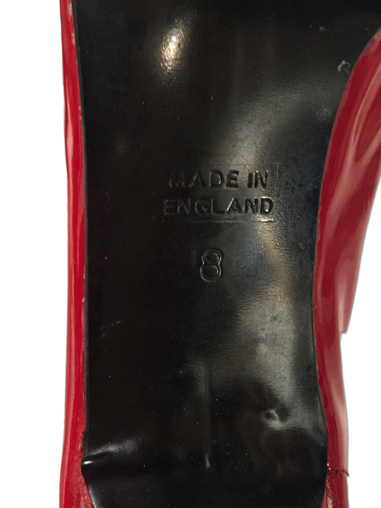 Red Patent Trash & Vaudeville Ankle Boot - refashioner - 6