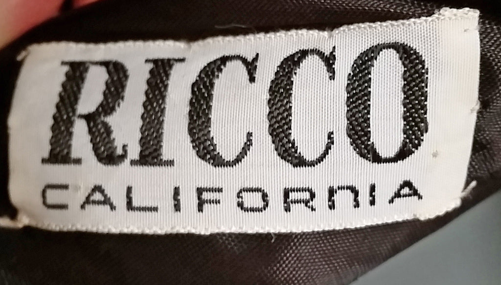 Ricco 1960s Scoop Back Ruffled LBD - refashioner - 6