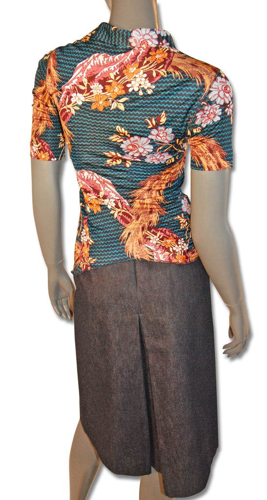 Vivienne Westwood Floral Collared Top - refashioner - 2