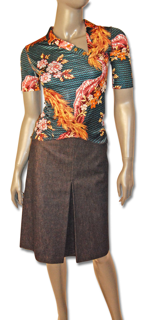 Vivienne Westwood Floral Collared Top - refashioner - 3