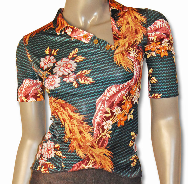 Vivienne Westwood Floral Collared Top - refashioner - 1