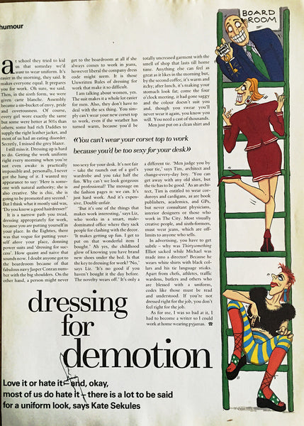 Dressing for Work, difficulty of - refashioner