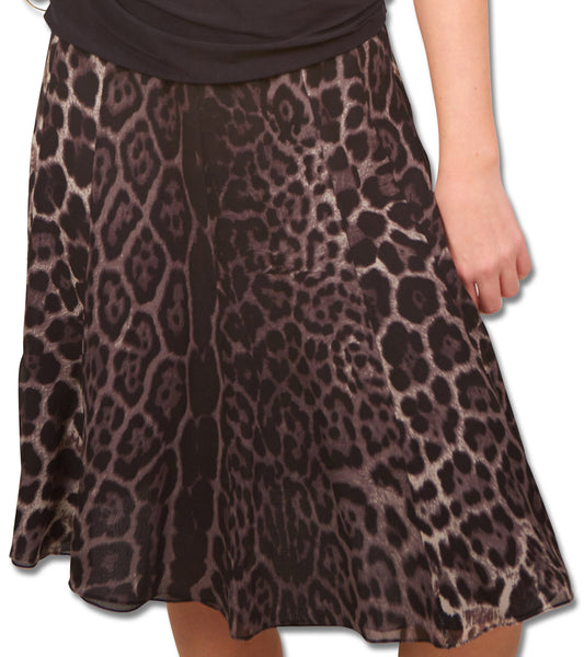 Yves Saint Laurent Leopard Print Skirt - refashioner - 1