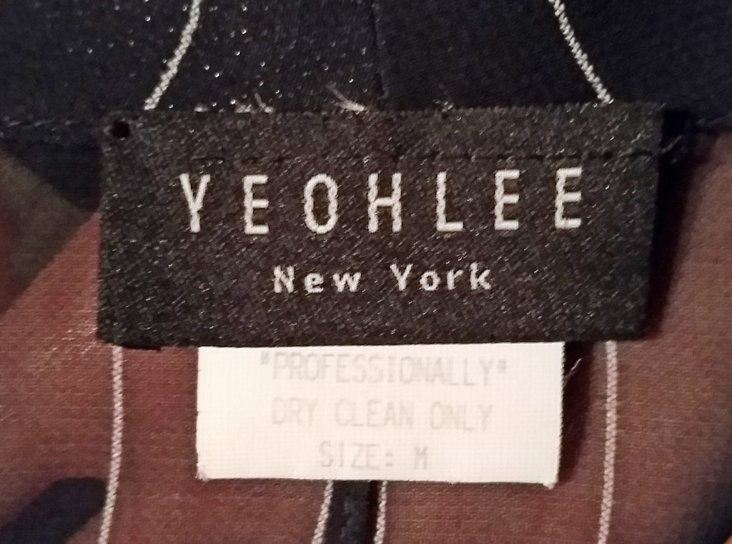 Yeohlee Sheer Pinstripe Blouse, 1990s - refashioner - 5