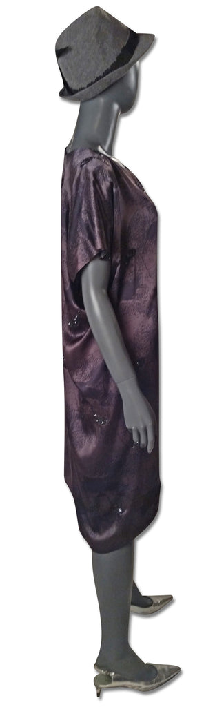 Zero Maria Cornejo Cat Sequin Silk Dress - refashioner - 3