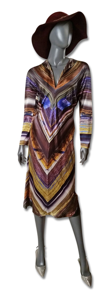 Zero Maria Cornejo Agate Silk Dress - refashioner - 3
