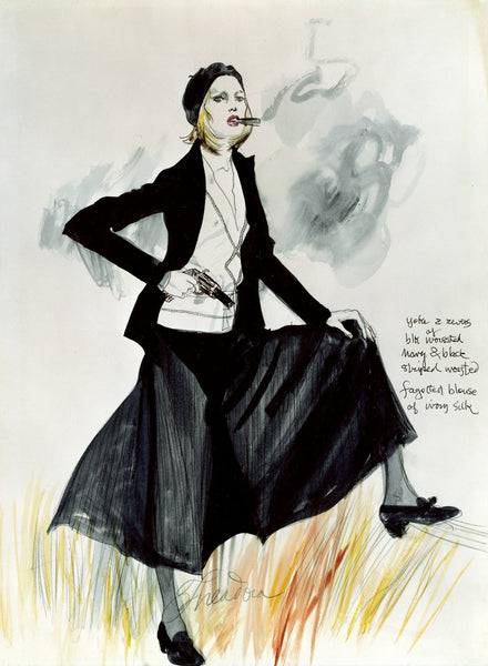 "BONNIE PARKER": 90s designer lover channels gun moll via Faye Dunaway & Theadora Van Runkle - refashioner - 1