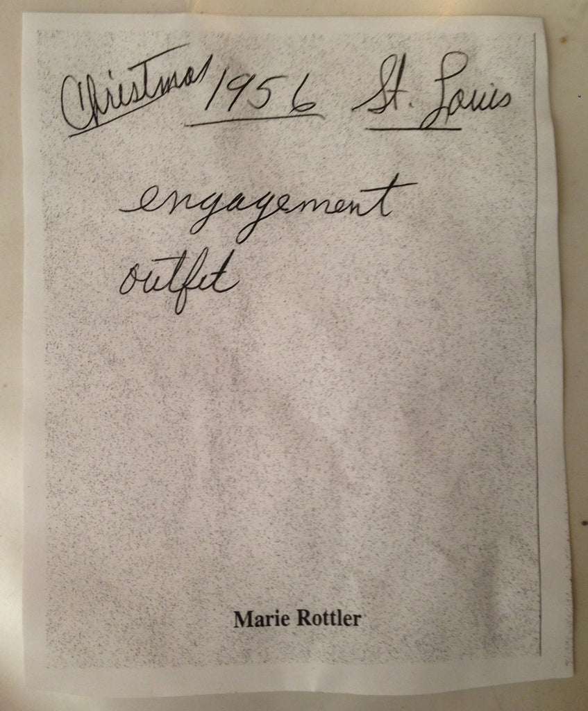 MARIE ROTTLER: This grandmother of nine kept four decades of outfits pristine, complete with memory notes - refashioner - 3