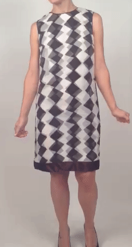 Mod 1960s Chiffon Overlay Dress - refashioner - 1