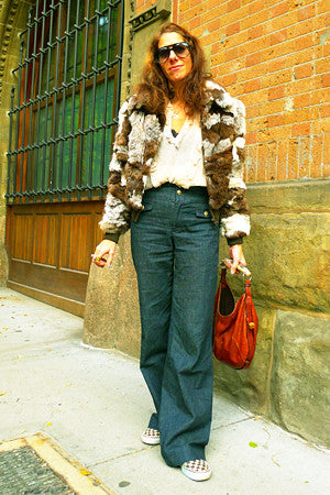 OBERON SINCLAIR: NY-Lon-about-town(s) famed for knowing everyone, liking kale, & her legendary style - refashioner - 1